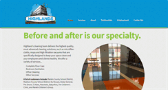 Desktop Screenshot of highlandscleaning.com